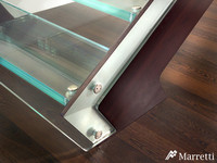76 Wood Strings, Glass Treads 02 Marretti Stairs Brisbane